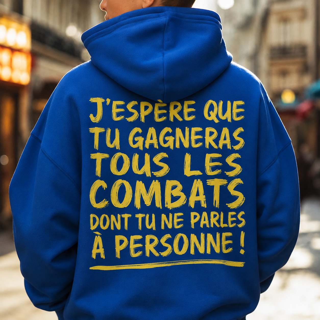 « Gagne tes combats » Unisexe Hoodie
