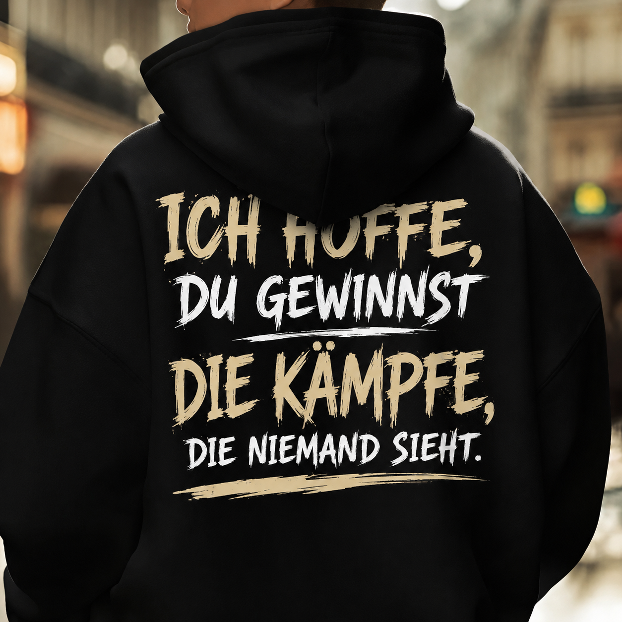 Stille Kämpfe Hoodie - 100% Baumwolle ❤️