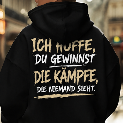 Stille Kämpfe Hoodie - 100% Baumwolle ❤️
