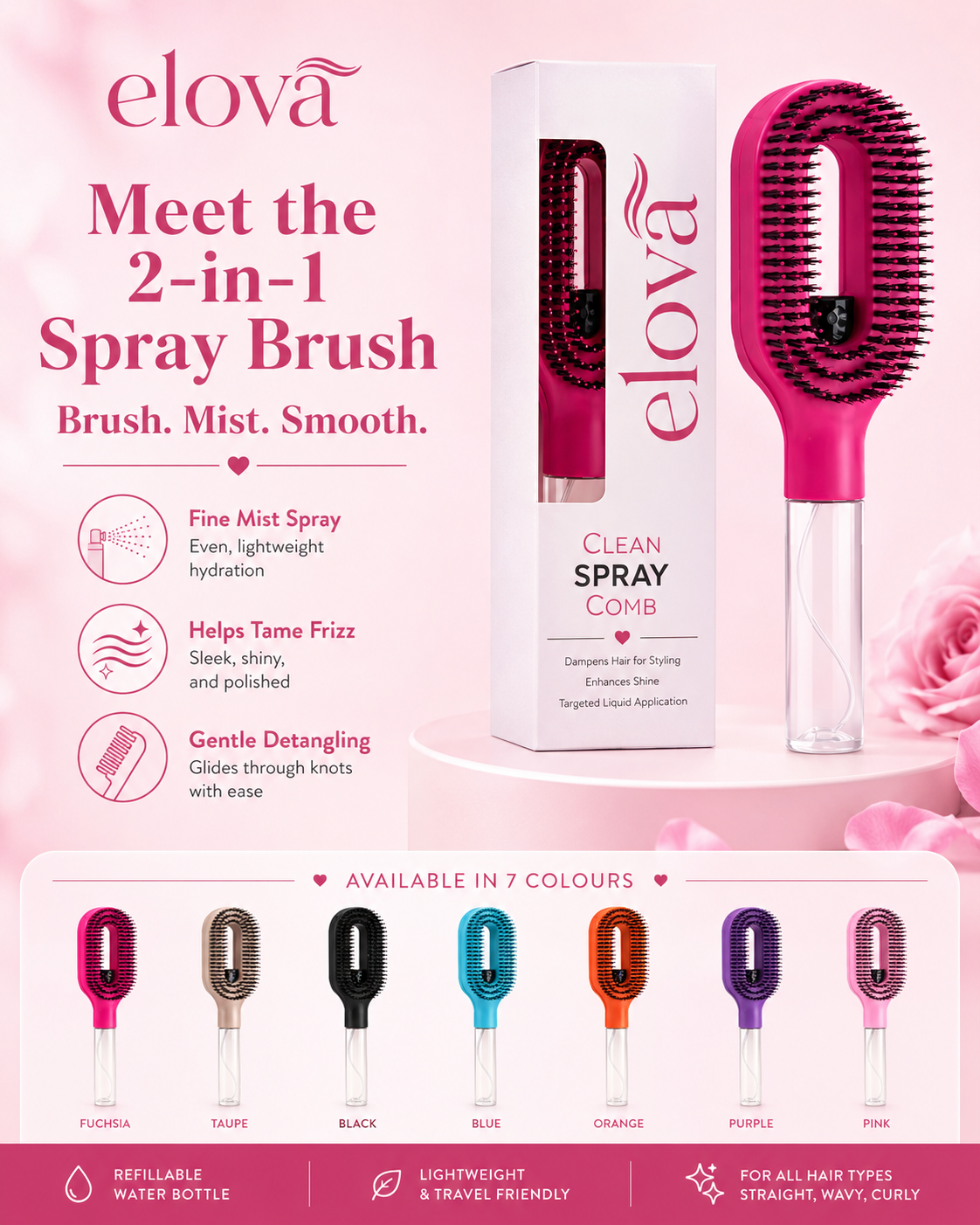 Elova™ Spray Brush