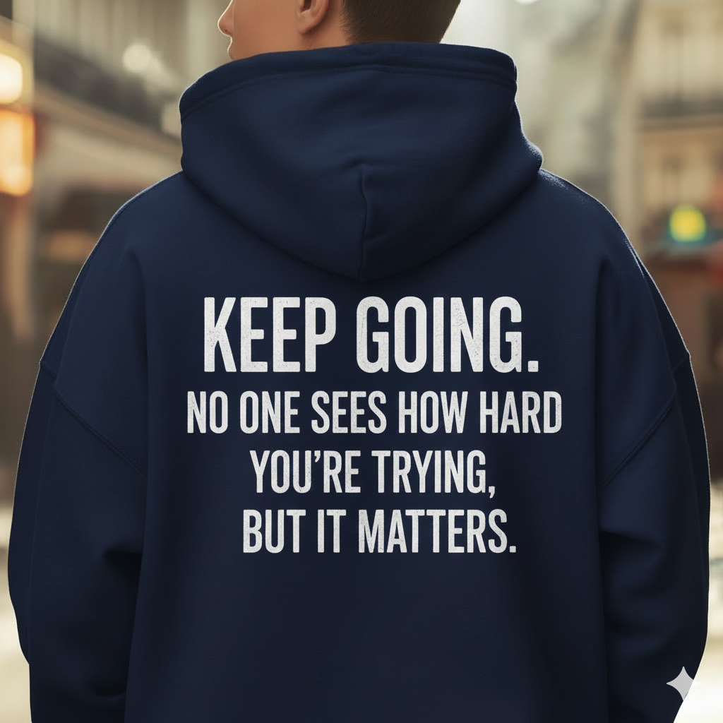 The Original KEEP GOING Cotton Unisex Hoodie