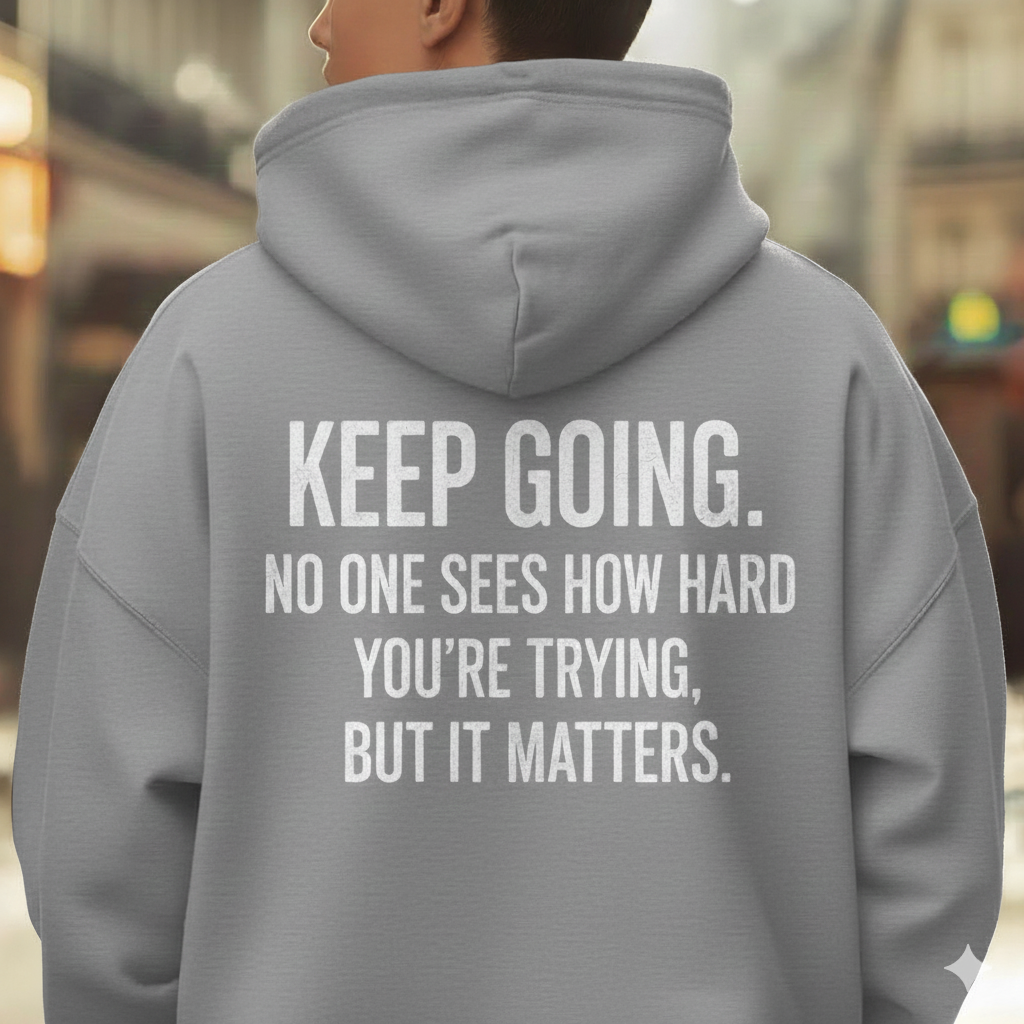 The Original KEEP GOING Cotton Unisex Hoodie