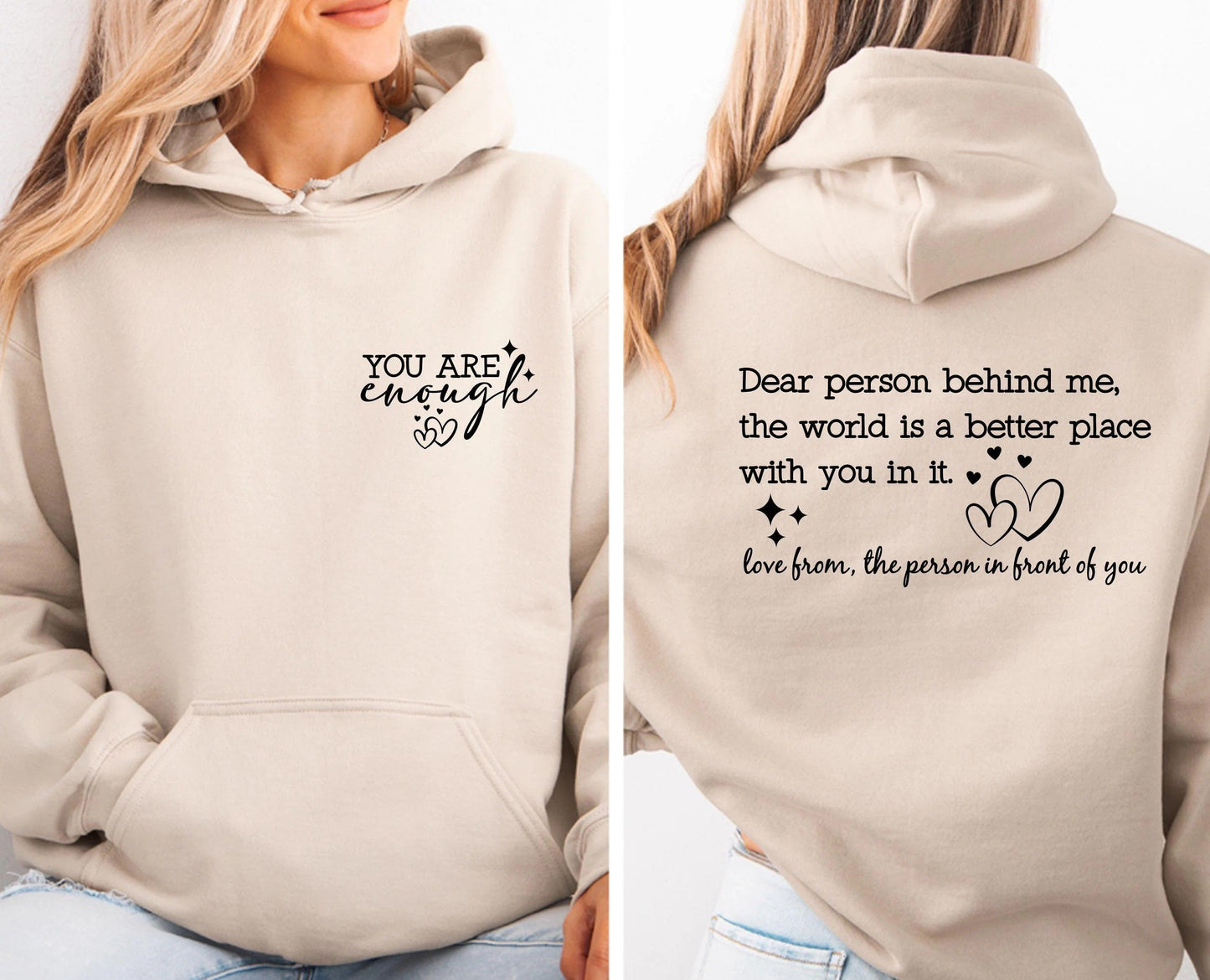 The Original “You are Enough”Hoodie