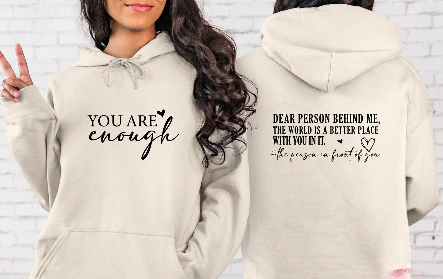 The Original "You are Enough" Hoodie